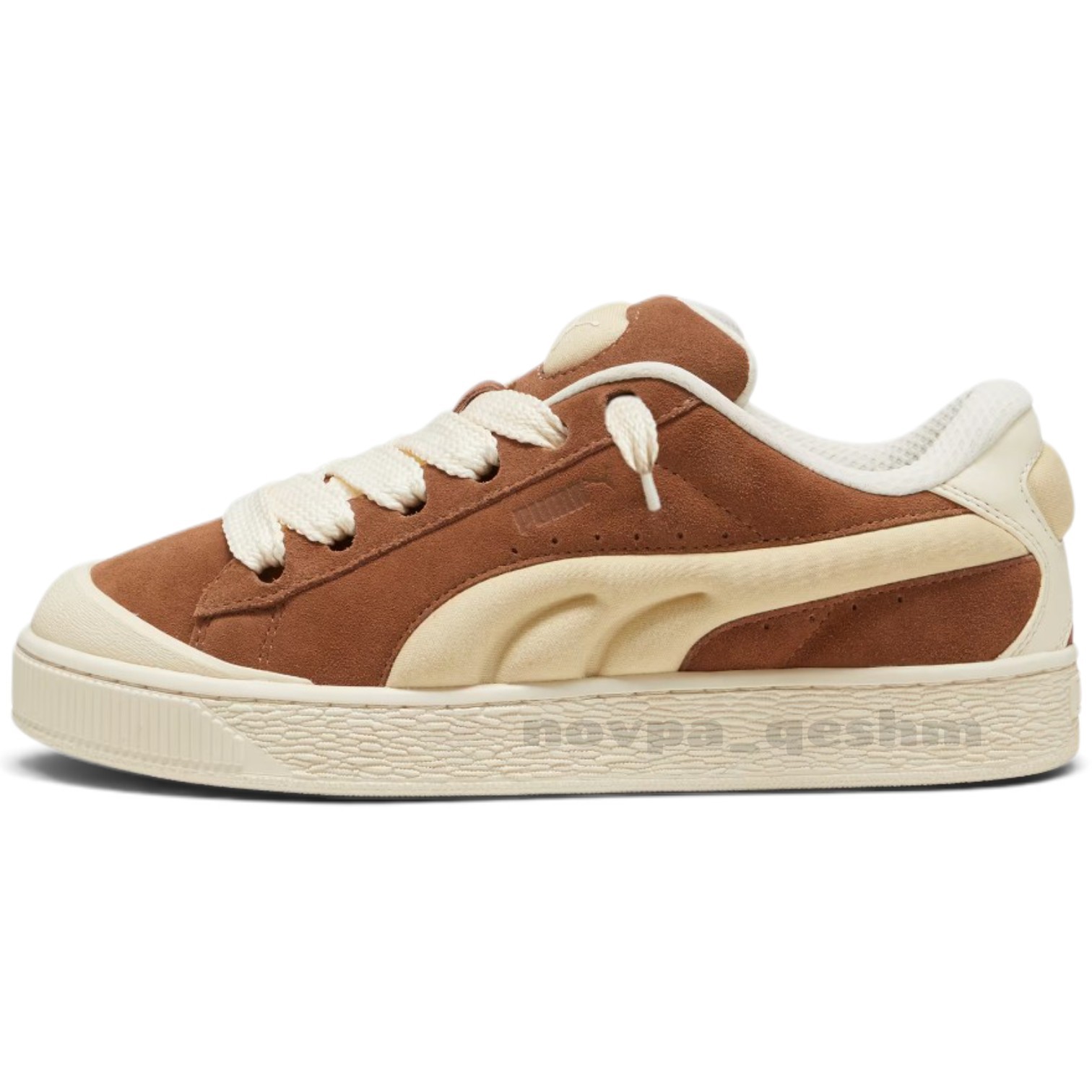 کفش کتونی مردانه جیر ایکس ال پوما PUMA Suede XL Crush Preserves قهوه ای