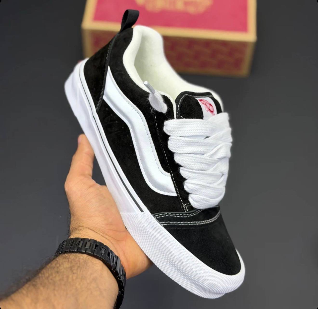 کتونی اسپرت ونس نیو اسکول Vans knu skool مشکی