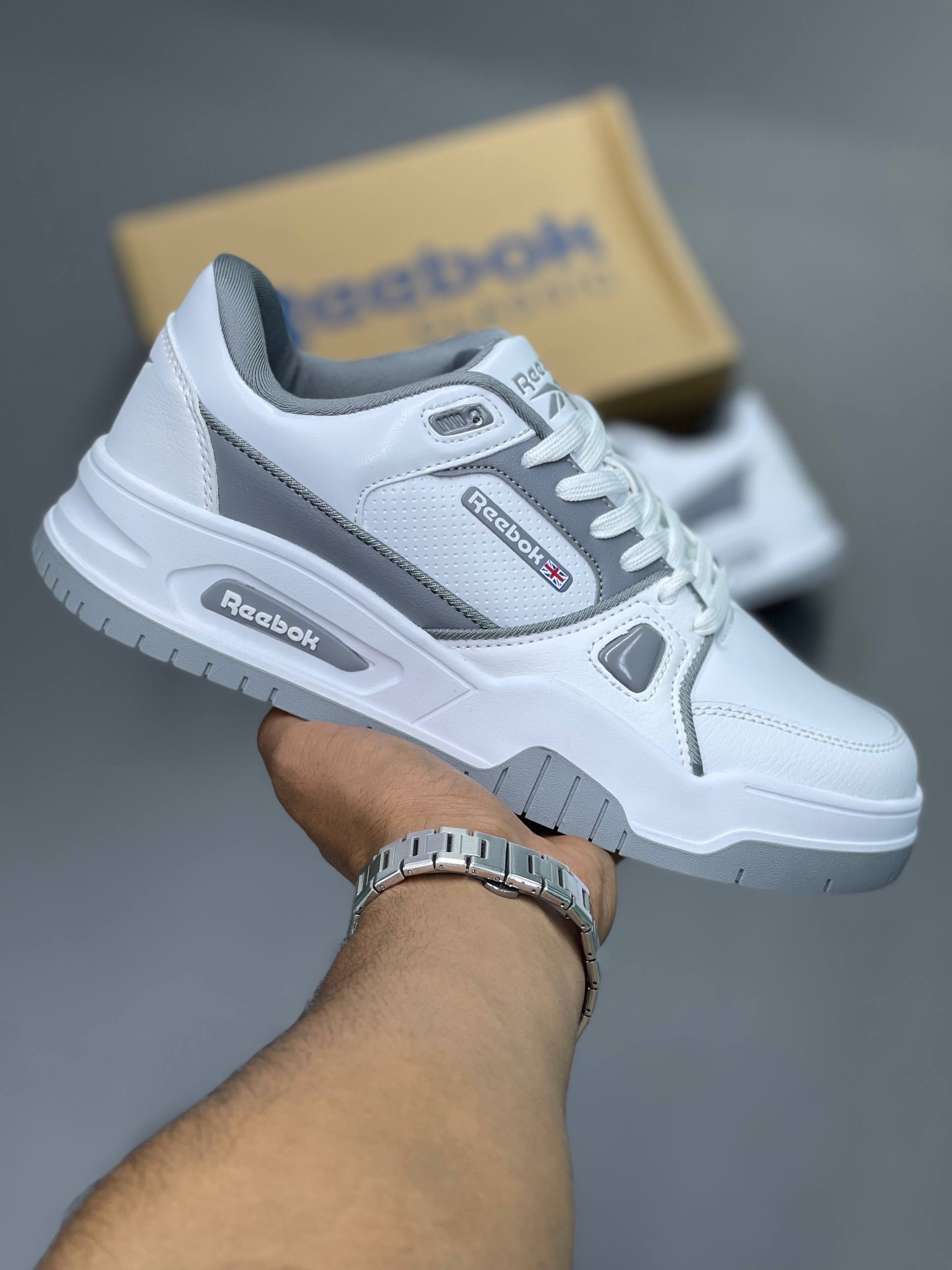 کفش ونس مردانه کژوال کلاسیک کلاب سی کلاب تنیس ریباک Reebok Club C Club Vans classic shoes طوسی