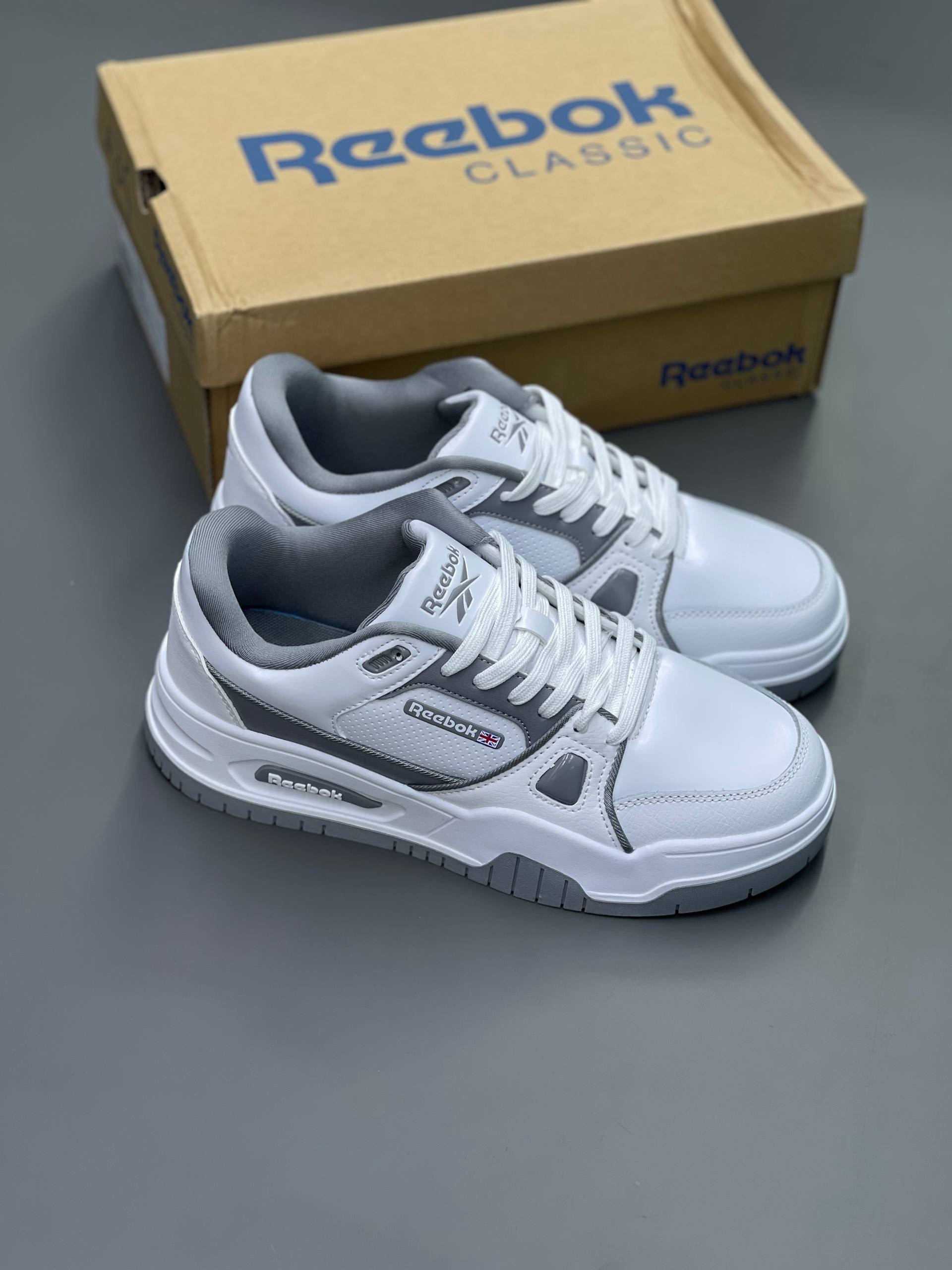 کفش ونس مردانه کژوال کلاسیک کلاب سی کلاب تنیس ریباک Reebok Club C Club Vans classic shoes طوسی