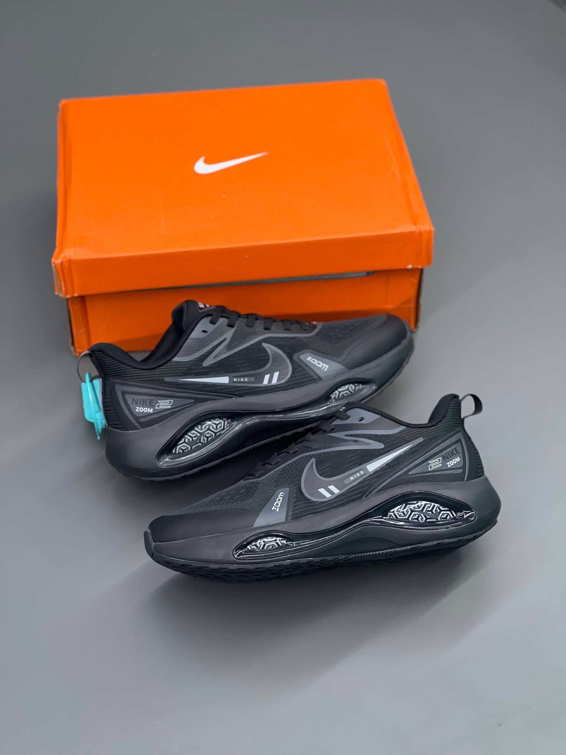 کفش کتونی مردانه نایک ایر زوم وینفلو وی 2 | Nike Air Zoom Winflo v2 تمام مشکی