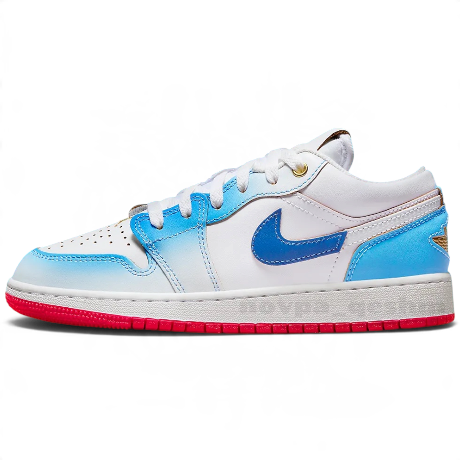 کفش کتونی نایک ایر جردن 1 یونیورسیتی بلو گرادینت Nike Air Jordan 1 Low University Blue Gradient